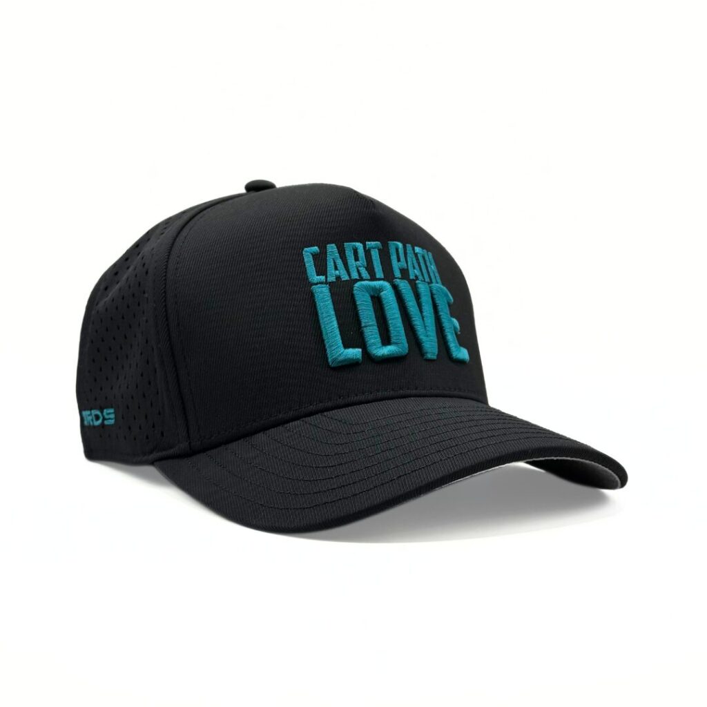 CART PATH LOVE Premium Golf Headwear Performance Hat Rippin Birds