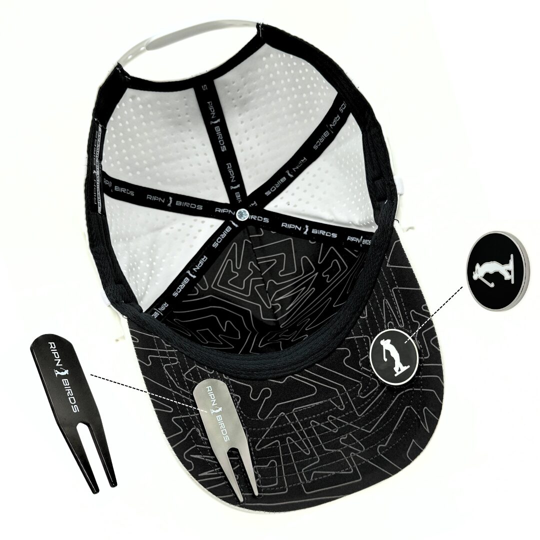 RIPN BIRDS | THE M.V.P. | PREMIUM GOLF HAT WITH BALL MARKER AND DIVOT TOOL - Image 2