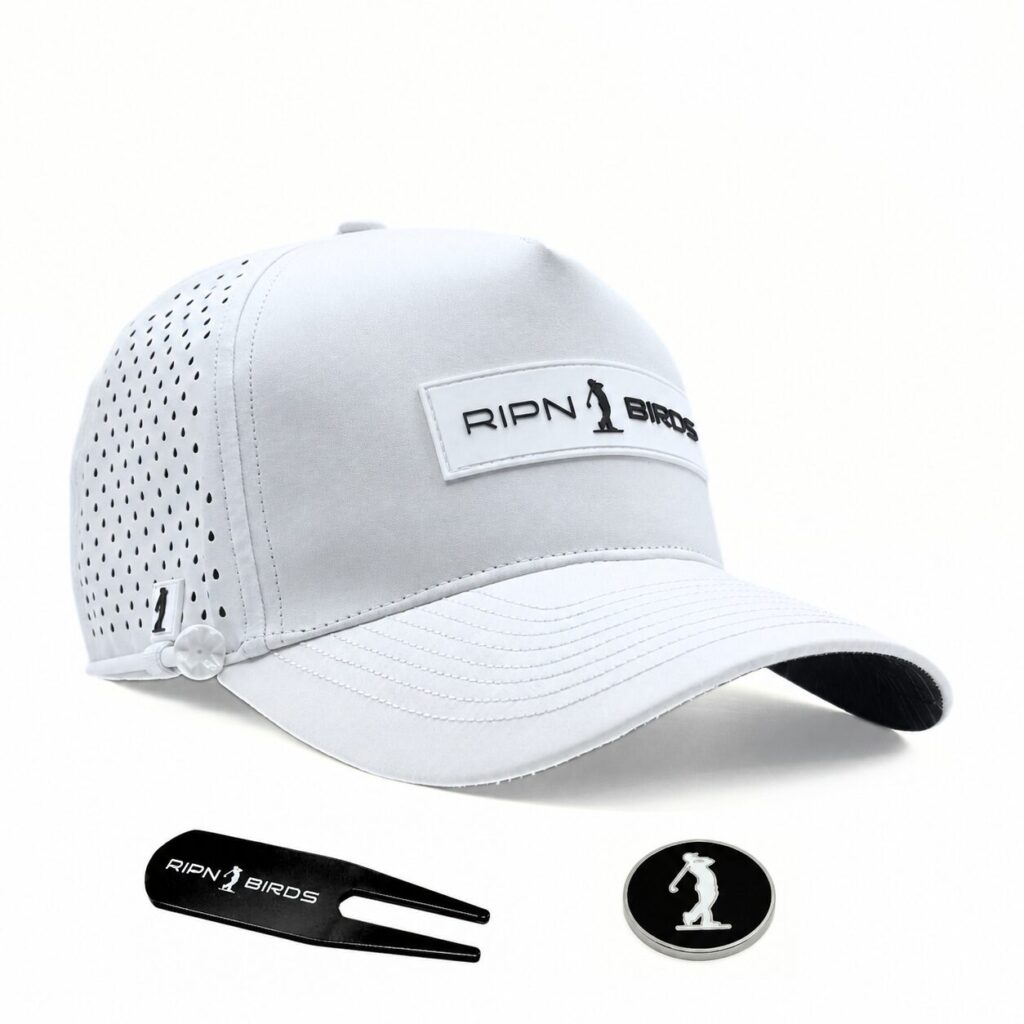 RIPN BIRDS | THE M.V.P. | PREMIUM GOLF HAT WITH BALL MARKER AND DIVOT TOOL
