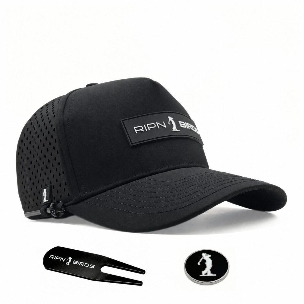 RIPN BIRDS | THE M.V.P. | PREMIUM GOLF HAT WITH BALL MARKER AND DIVOT TOOL